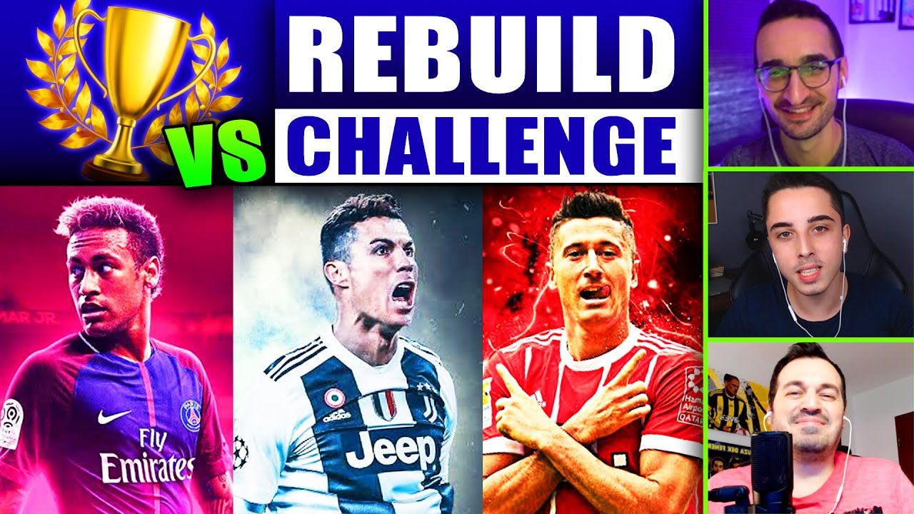 ŞAMPİYONLAR REBUILD CHALLENGE // JUVENTUS vs PSG vs BAYERN MÜNİH // FIFA 19 SON KARİYER