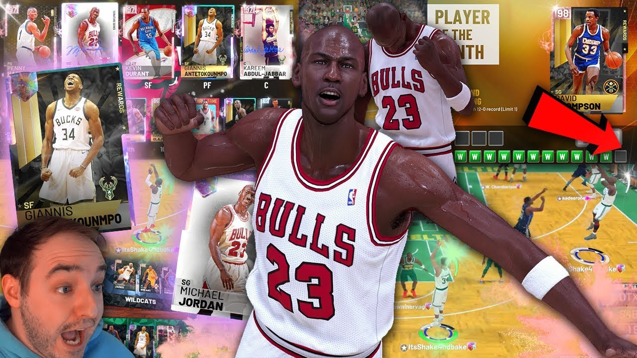 NBA 2K19 My Team CAN WE GO 12-0 & GET PINK DIAMOND DAVID THOMPSON? SO MANY GALAXY OPALS!!!!!!