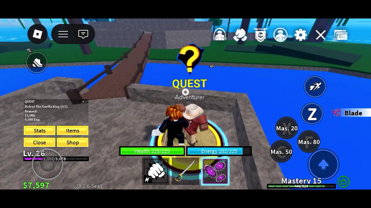 Ep 2 of Blox fruits, The Jungle