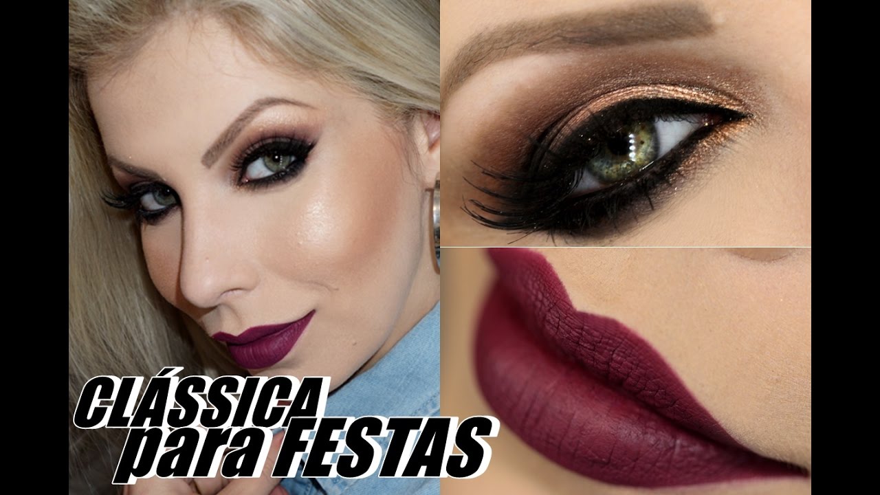 Make Clássica para Festas por Lu Ferraes