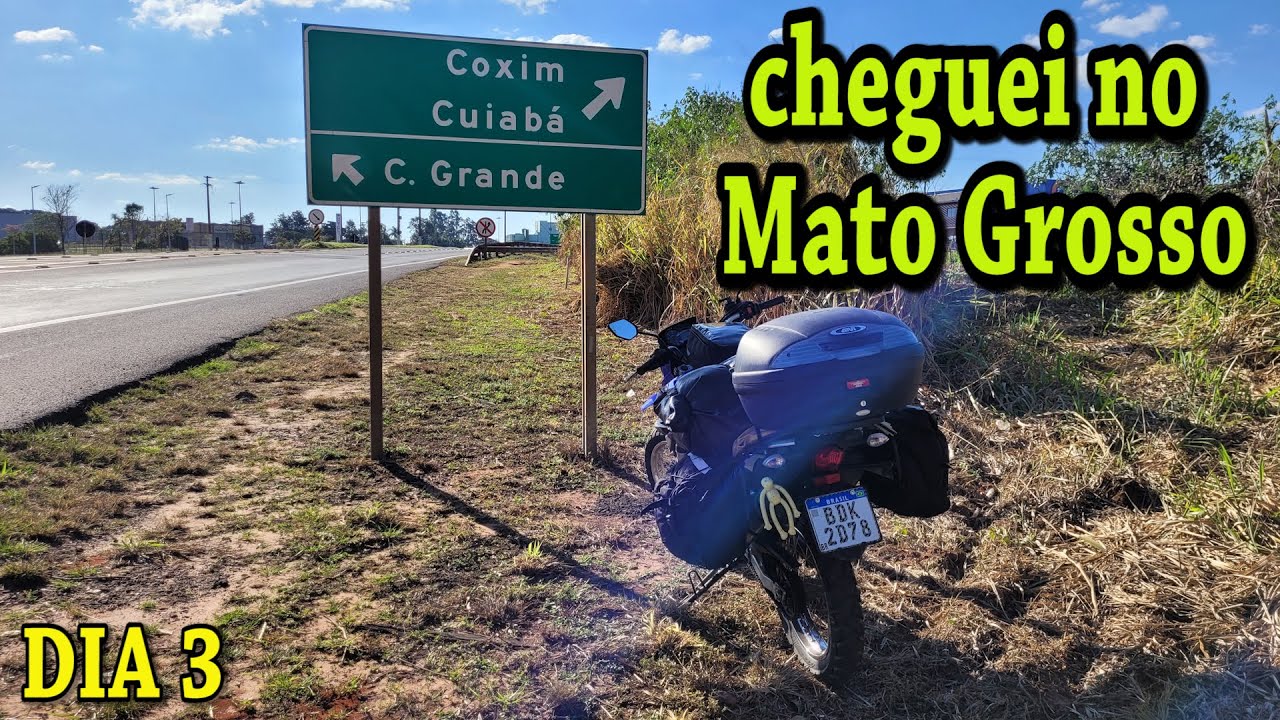 Rio Verde de Mato Grosso a Poconé - Viagem de Crosser 150 aos extremos Oeste e Norte do Brasil dia 3
