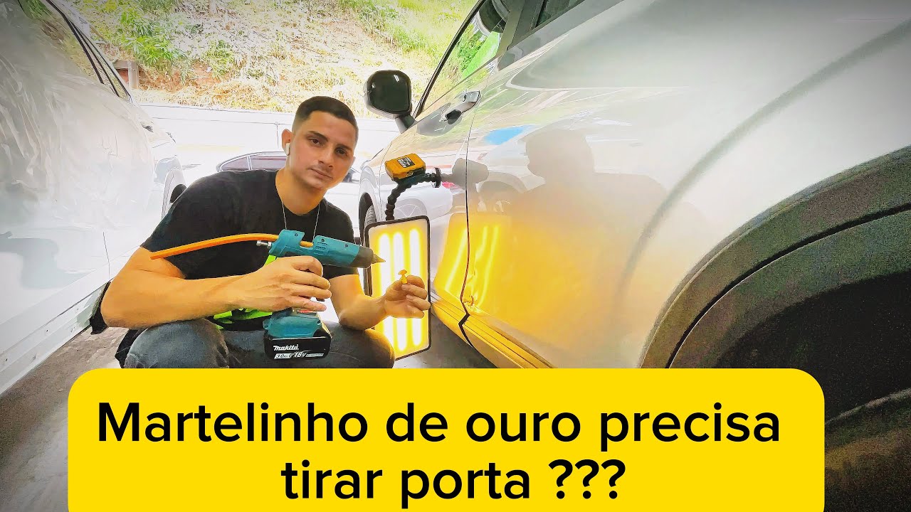Martelinho de Ouro na Porta Traseira da Honda HR-V | Sem Pintura