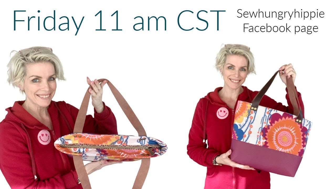 LIVE Sesh - Santorini Tote recessed zipper hack is available again!