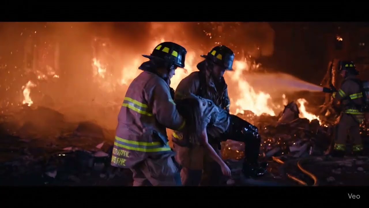 Firefighter&rsquo;s Courage | 4K Cinematic Heroic Work Scene (Free to Use)