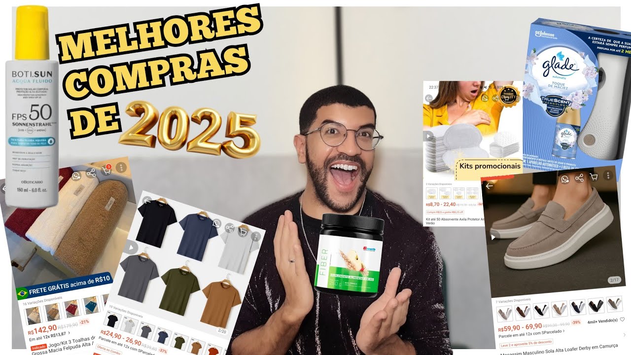 FAVORITOS DO ANO 2025 - Roupas, Skin Care, Perfumaria, Utilidades do Lar, Vida Fitness, Comida...