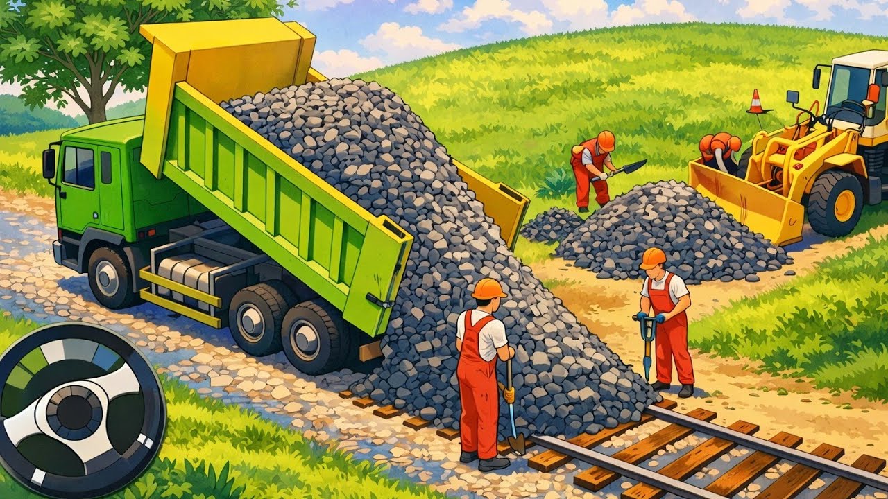 OUT OF CONTROL Construction Machines-Real Simulator Excavator with Truck 3D ! Android Gameplay