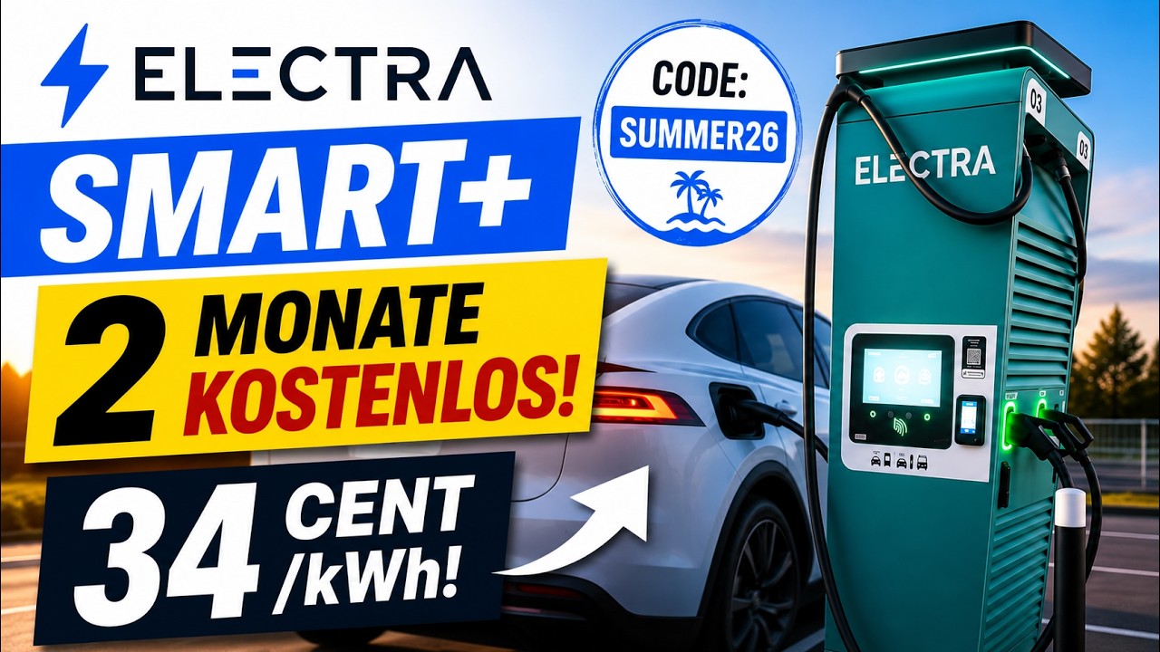 ELECTRA Smart+ 2 Monate KOSTENLOS: Laden f&uuml;r nur 34 Cent/kWh!