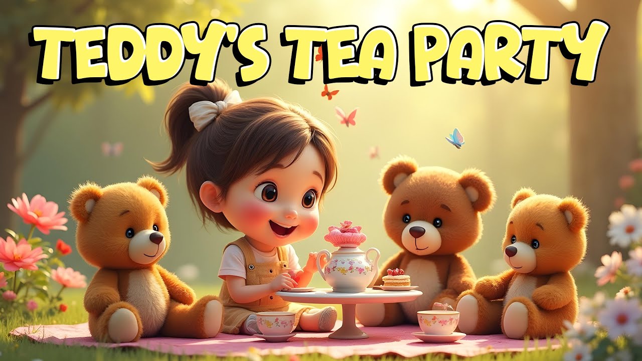 Teddy’s Tea Party 🧸🍵 | Fun Kids Song | Fun Learning Song for Toddlers and Preschoolers