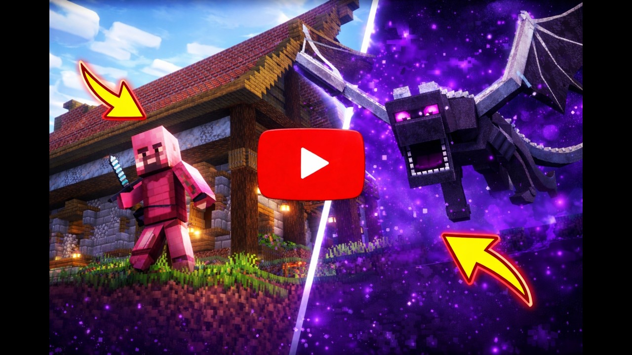 I FINALLY Beat Minecraft & Killed the Ender Dragon [Minecraft Survival Ep 5]