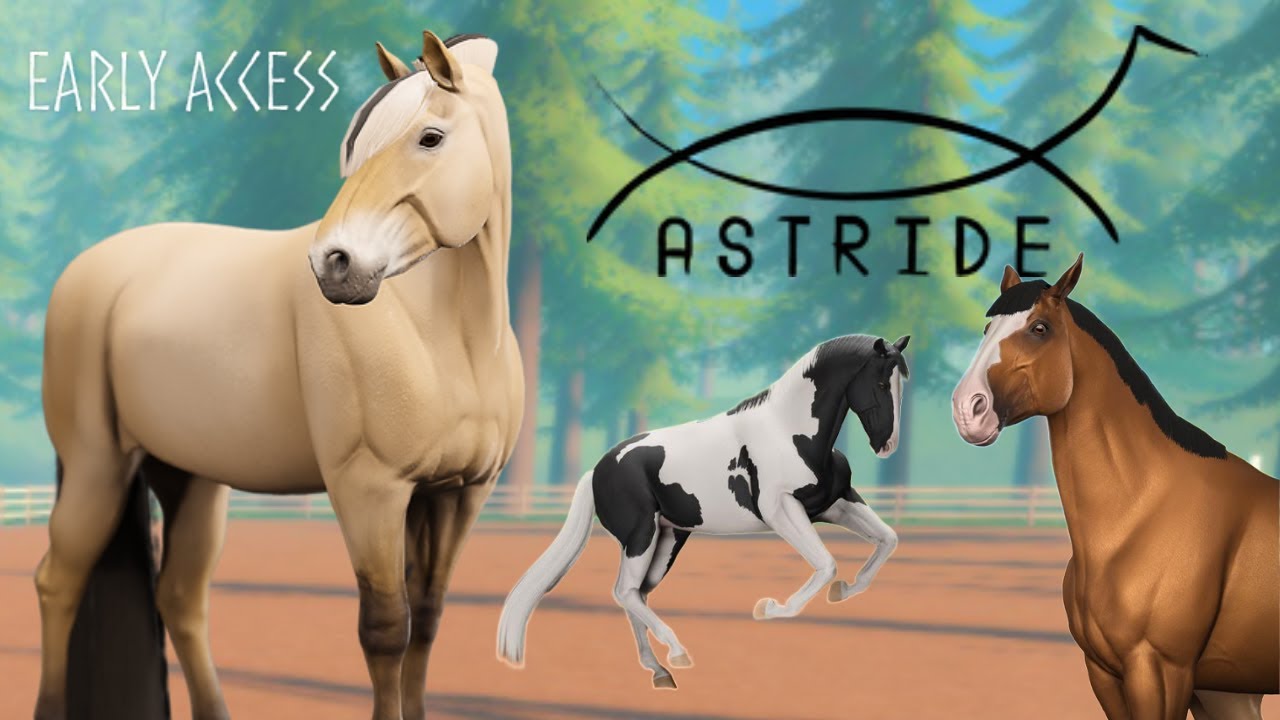 PLAYING ASTRIDE FOR THE FIRST TIME!! **NEW HORSE GAME** [FIRST LOOK AT ASTRIDE'S EARLY ACCESS]