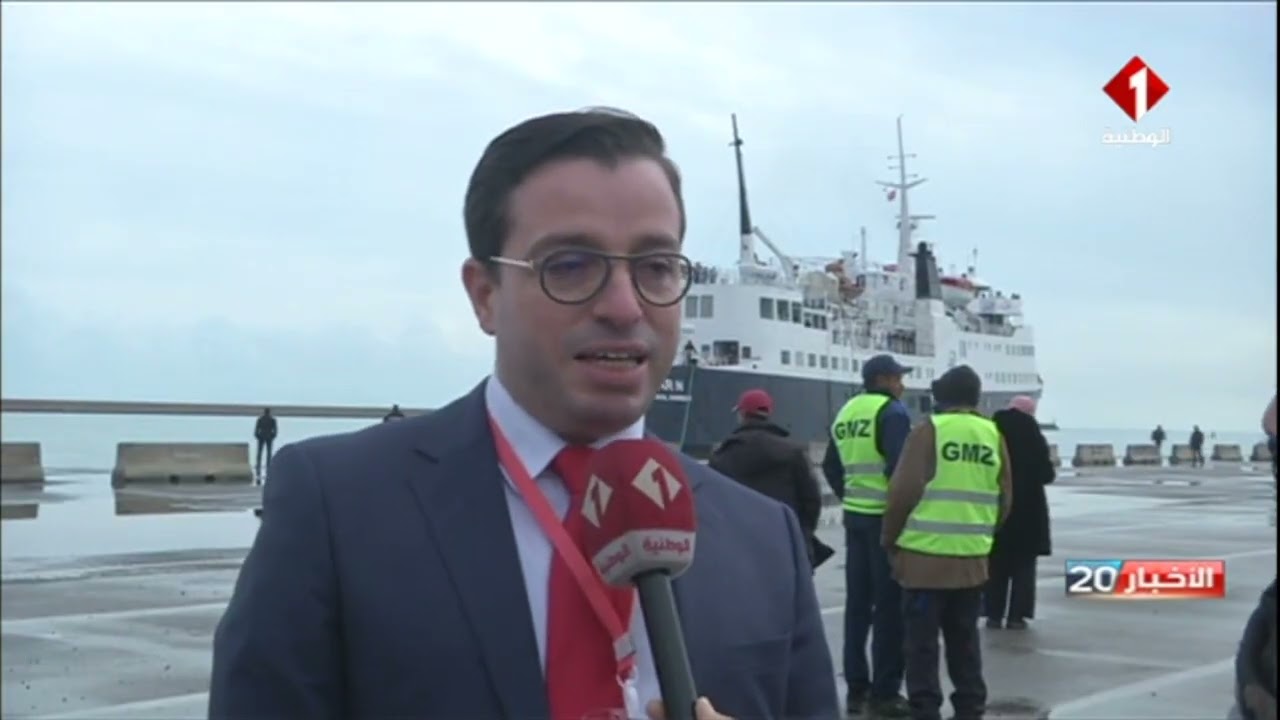 جرجيس : رسو أول رحلة تجارية بحرية بين ميناء جرجيس و ميناء طرابلس
