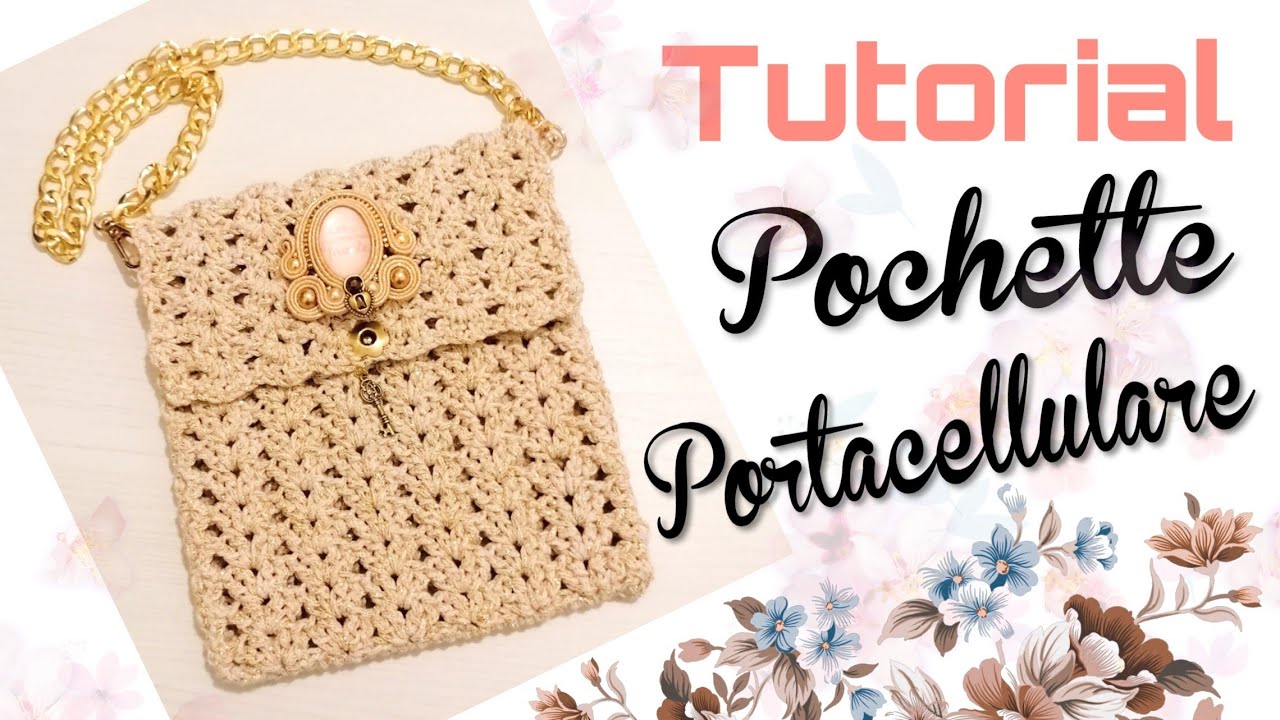Tutorial portacellulare uncinetto - Pochette - lbeads