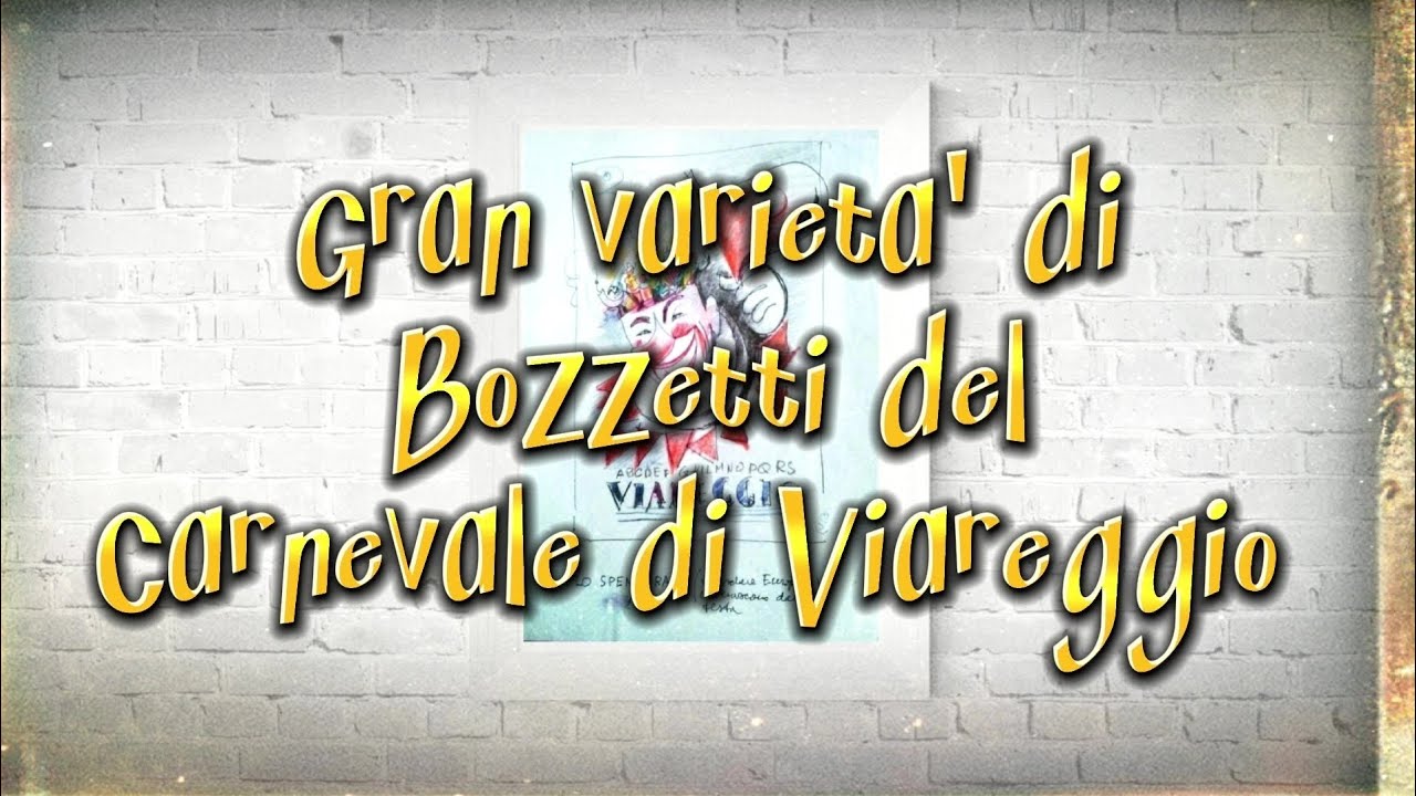 Carnevale di Viareggio 2023..Gran varietà di bozzetti dei carri allegorici!