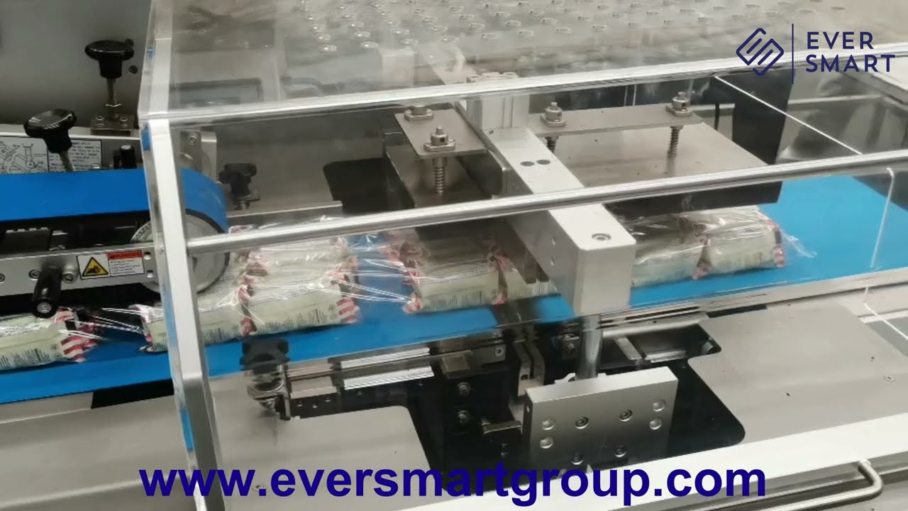 Sandwich biscuit secondary packaging system|multi row packaging system