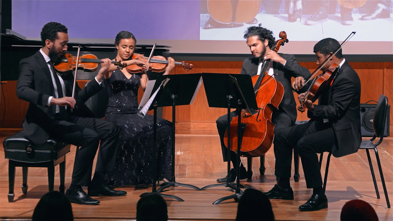 The Ivalas Quartet Performs Piazzolla's Four for Tango, for string quartet