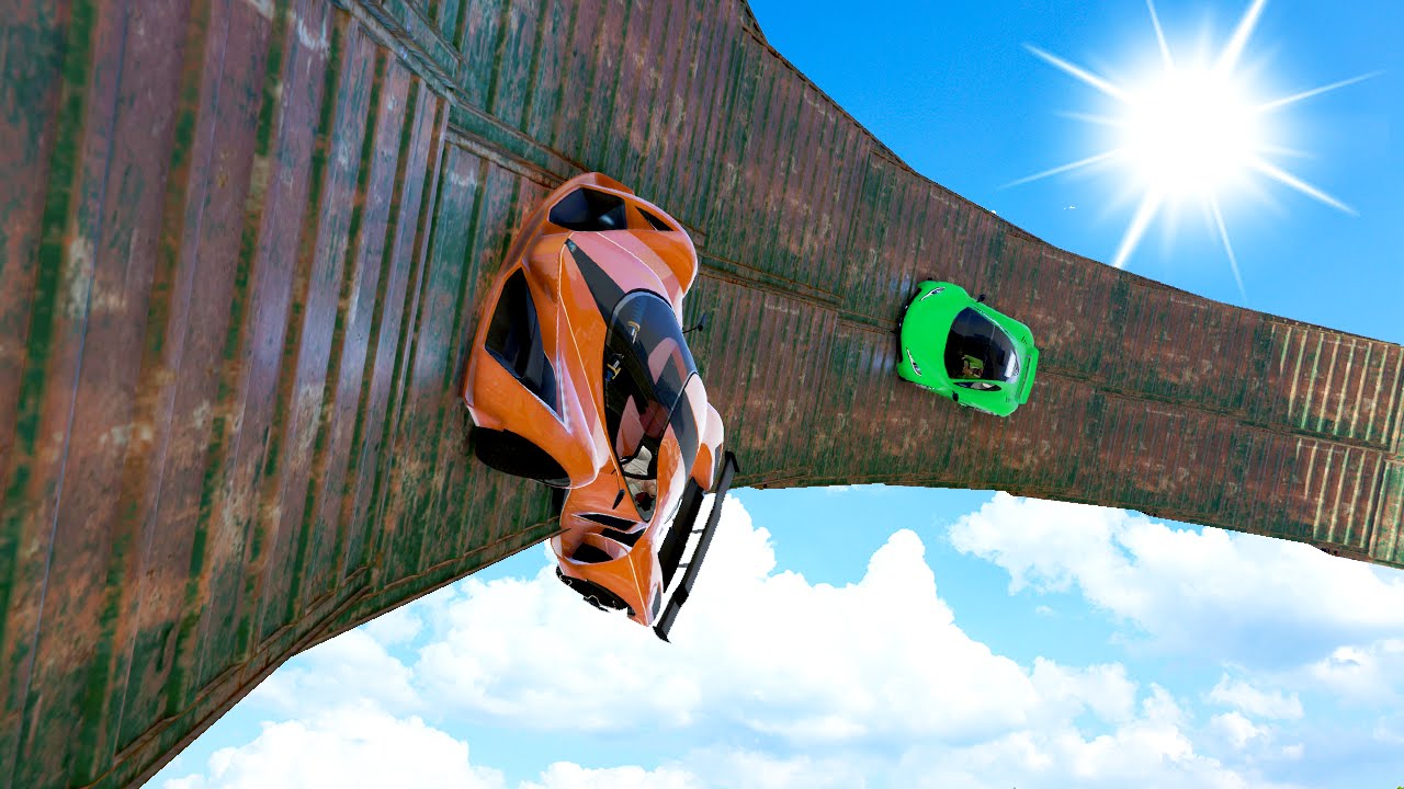 IMPOSSIBLE RACE WITH THE FASTEST CAR IN THE WORLD! (GTA 5 Funny Moments)