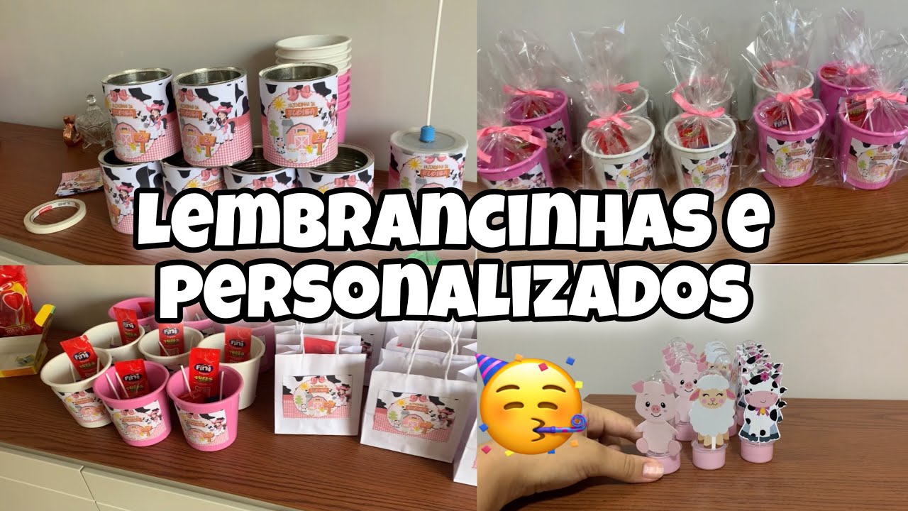 ENCHENDO AS   LEMBRANCINHAS E PERSONALIZADOS DA FESTA DE DOIS ANOS DA BEBÊ