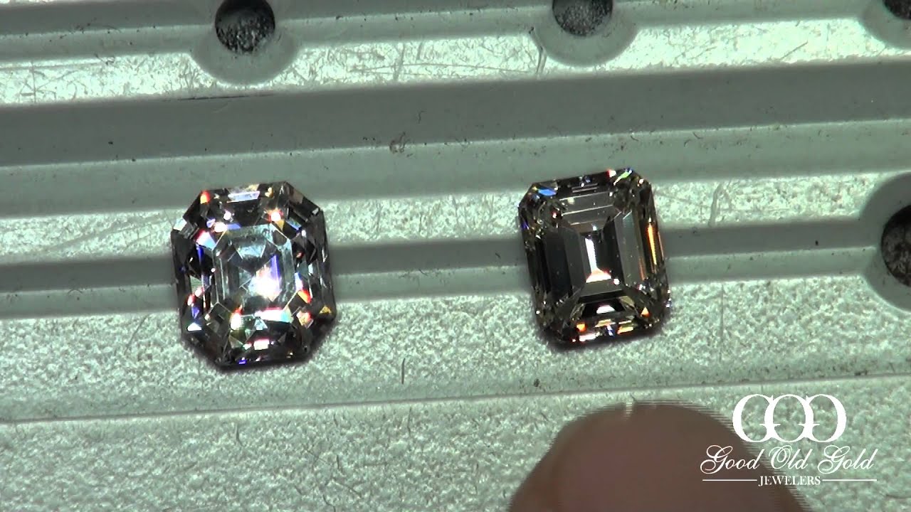 Squarish Emerald Cut vs Rectangularish Asscher :)