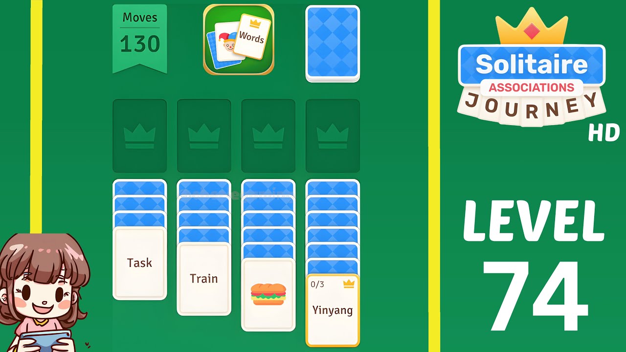 Solitaire Associations Level 74 Solution Walkthrough