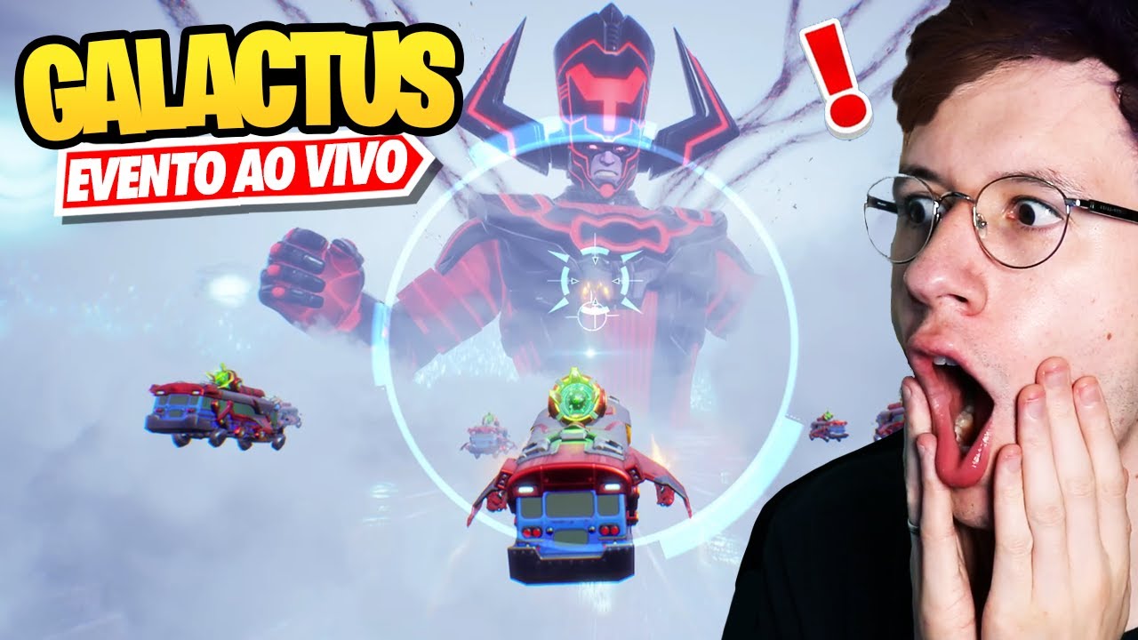 EVENTO DO GALACTUS AO VIVO - TEMPORADA 4 FORTNITE