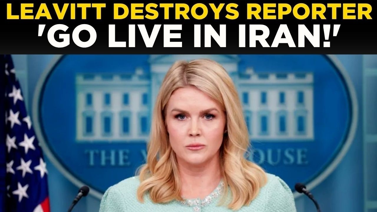 LIVE: Karoline Leavitt Blasts Reporter &mdash; &ldquo;If You Support Iran, Go Live In Iran Then!&rdquo; | US NEWS