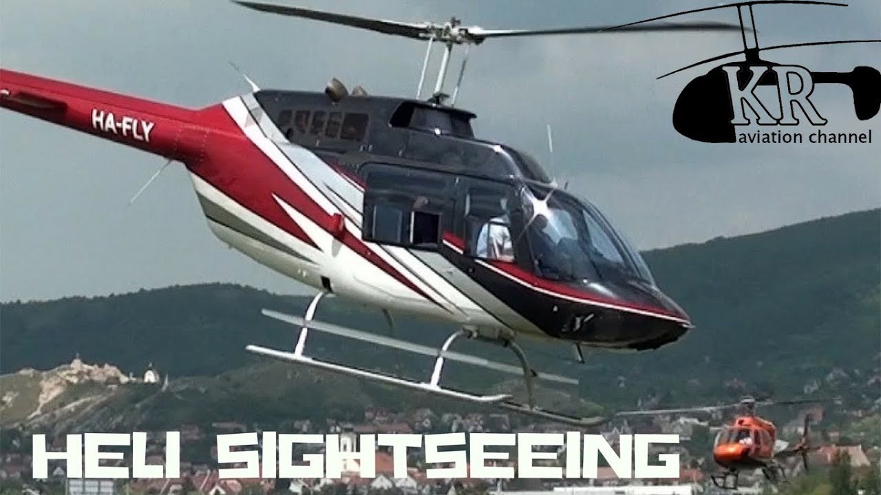 Helicopter passenger flights at Budaörs airfield, Hungary