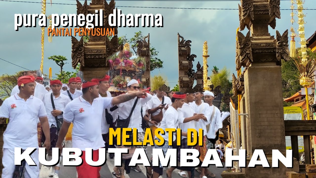 SUASANA MISTIS‼️Beginilah Detik-Detik Melasti di Kubutambahan yang Bikin Merinding 😳🙏