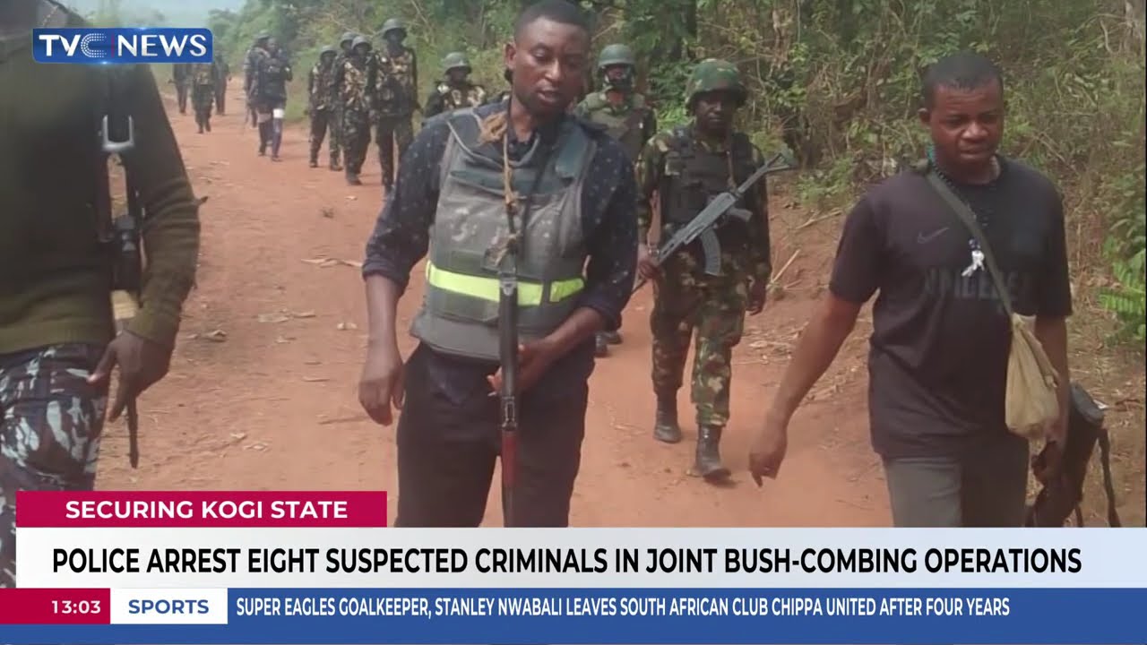 Police Arrest Eight Suspected Criminals In Joint Bush-Combing Operations In Kogi