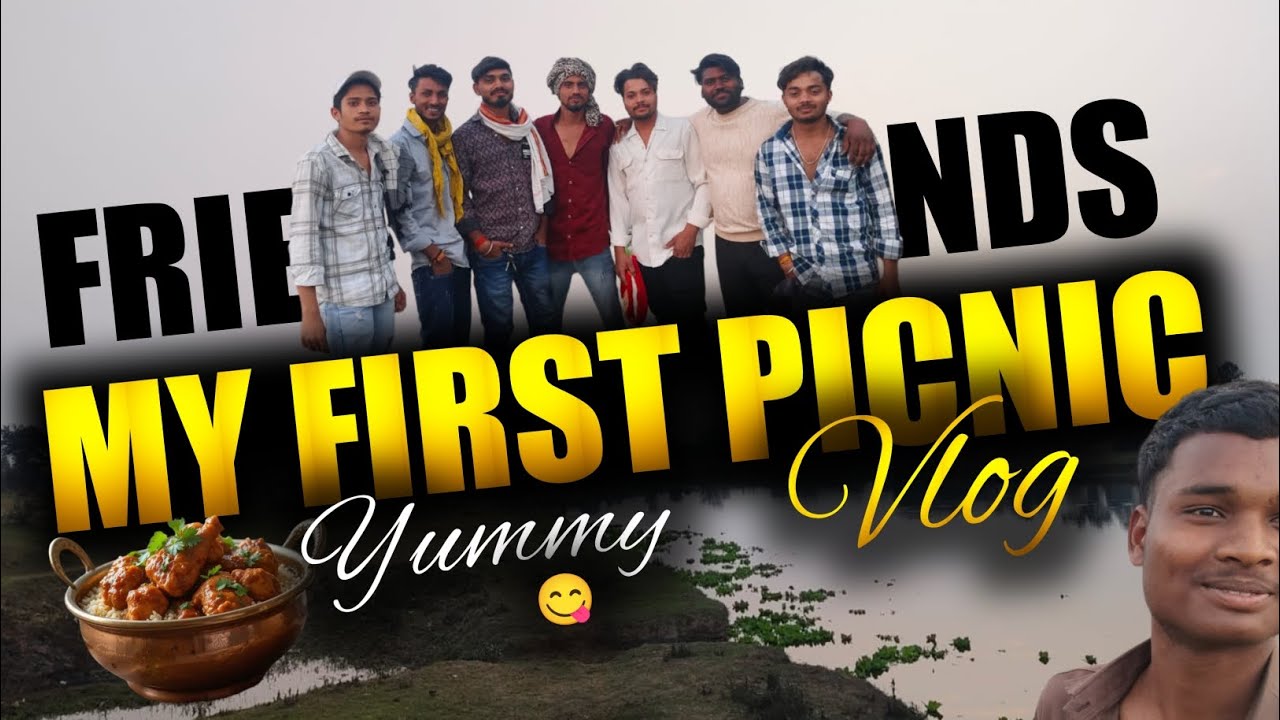 Friends log ke sath first time picnic  vlog comment share 