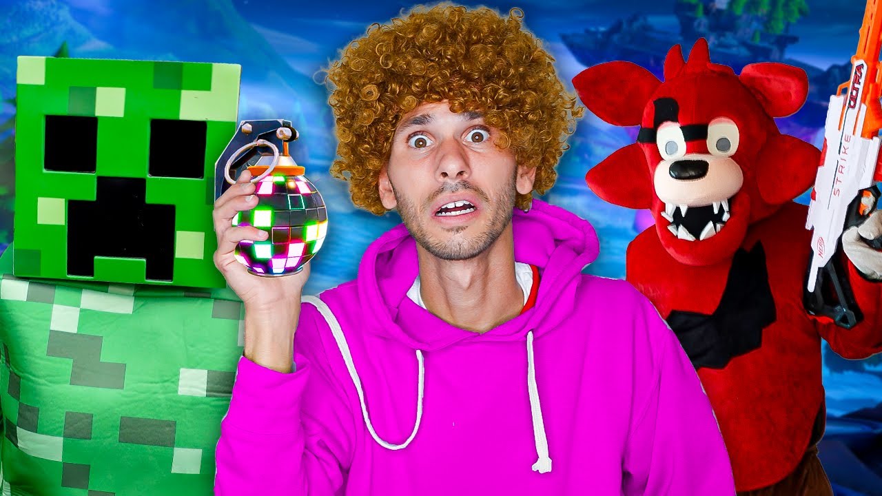 MINECRAFT, FORTNITE, FNAF IN REAL LIFE (TRY NOT TO LAUGH!)