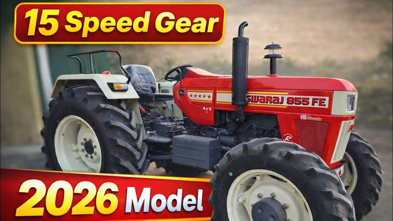 Swaraj 855 FE 4WD: 15 Speed Gear ne toh kamaal kar diya! 🔥 2026 Model Review