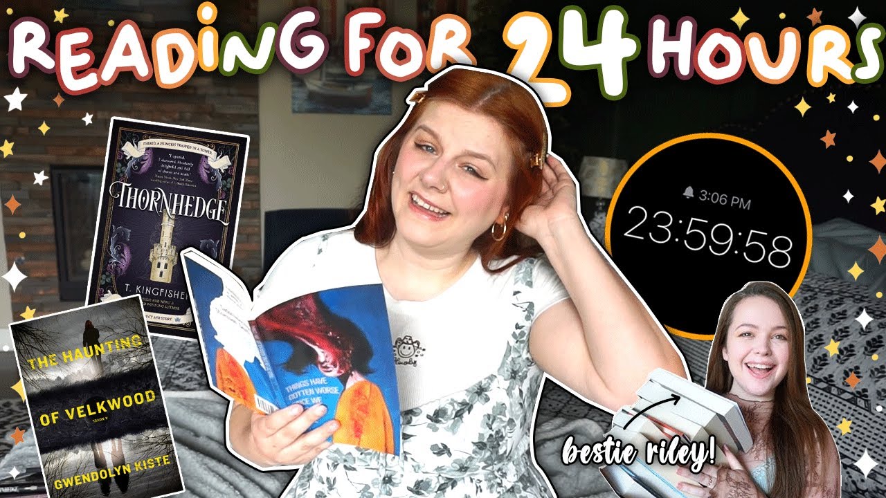 physically reading for 24 hours 📚⏰ this was a true test of my ADHD