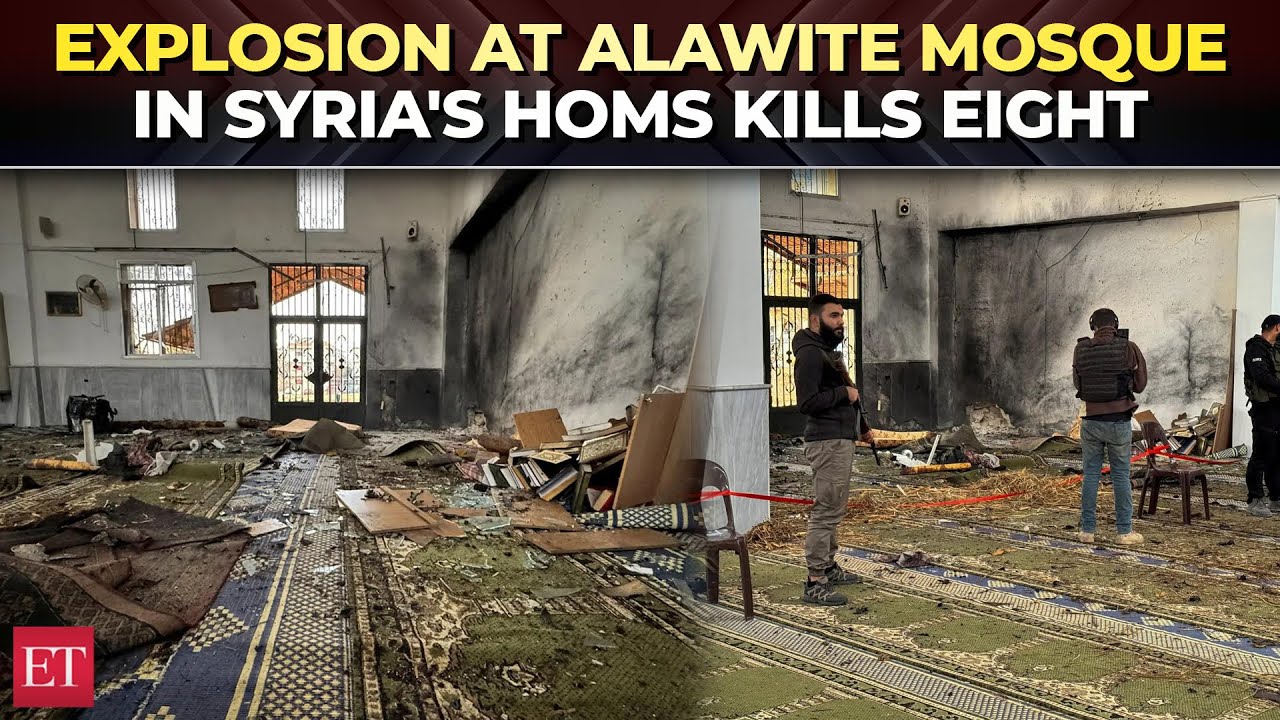 ‘Deadly’ explosion killed eight people at an Alawite mosque in Syria’s Homs