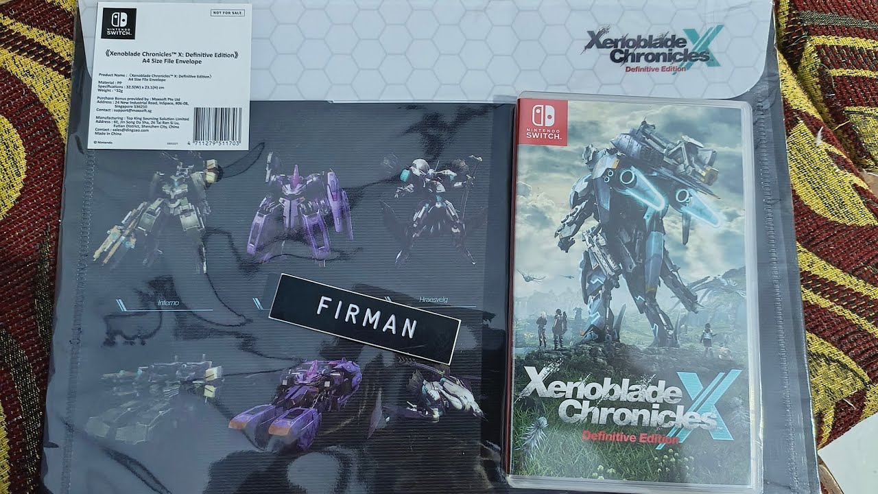 Unboxing Xenoblade Chronicle X : Devinitive Editions Nintendo Switch - Indonesia.