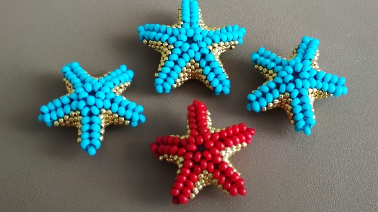Звезда из бисера. МК. Bead star
