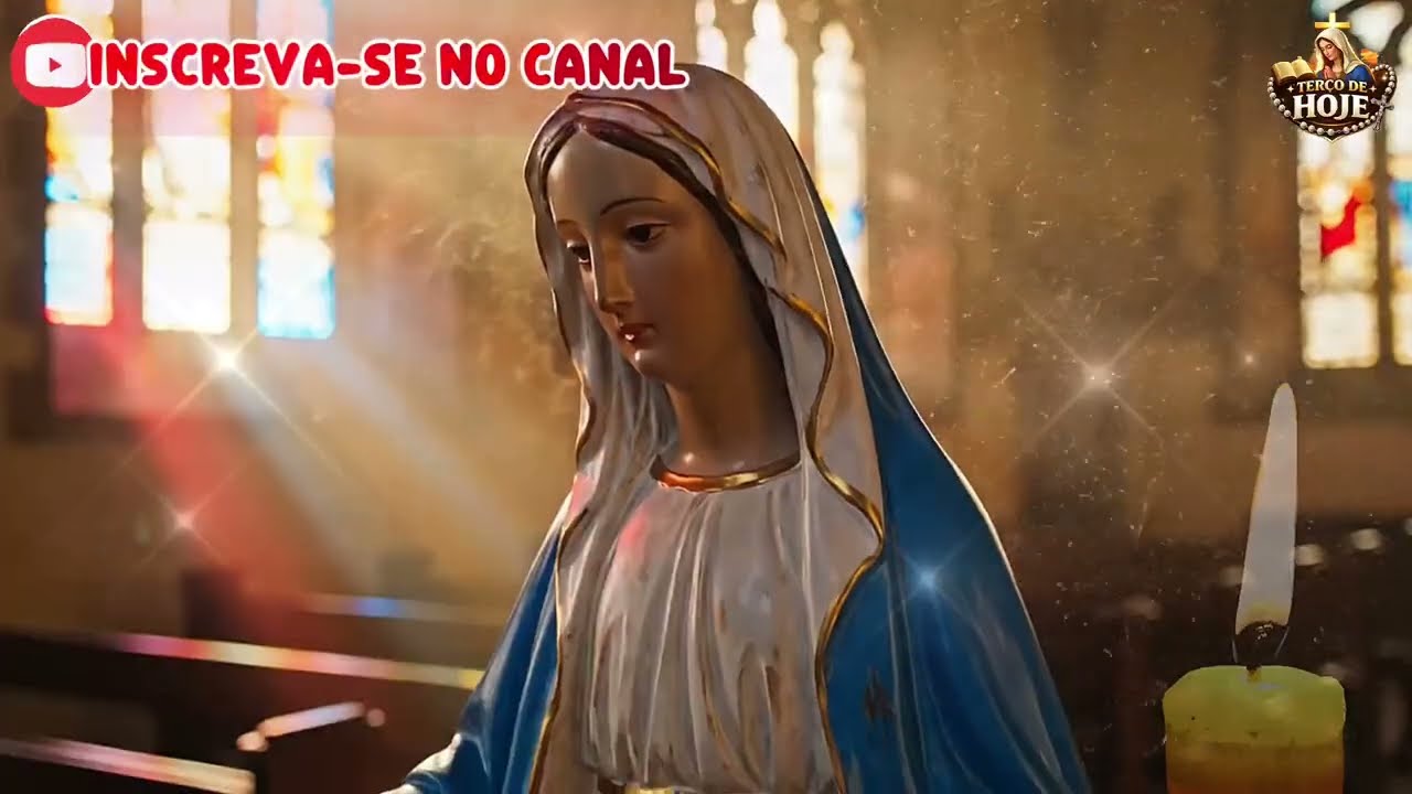 Santo Rosário | Terço de Hoje Madrugada 18/03/2026 | Quaresma 2026 | 27º Dia | Mistérios Gloriosos