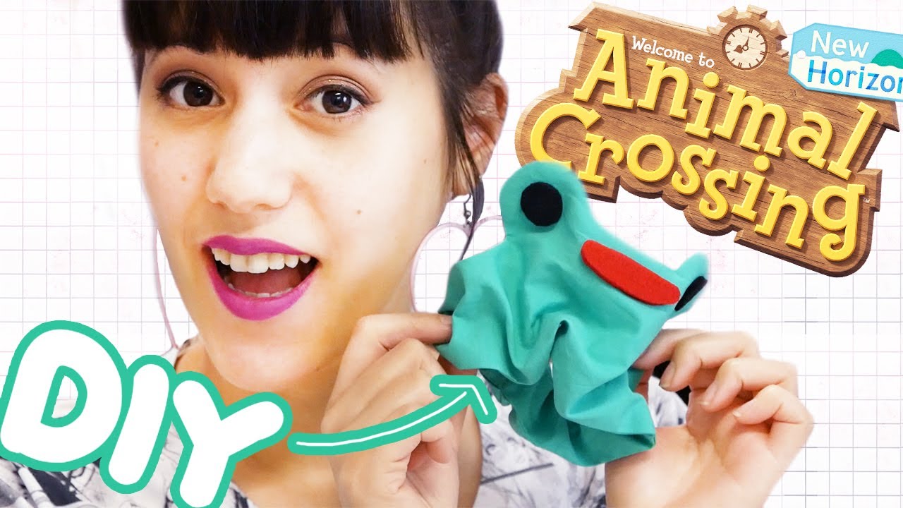 Animal Crossing Froggy Scrunchie | DIY | Animal Crossing New Horizons