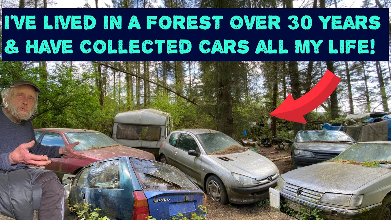 Guy Lives In A Forest & Has Collected Cars All His Life! I Have Special Access To His Collection