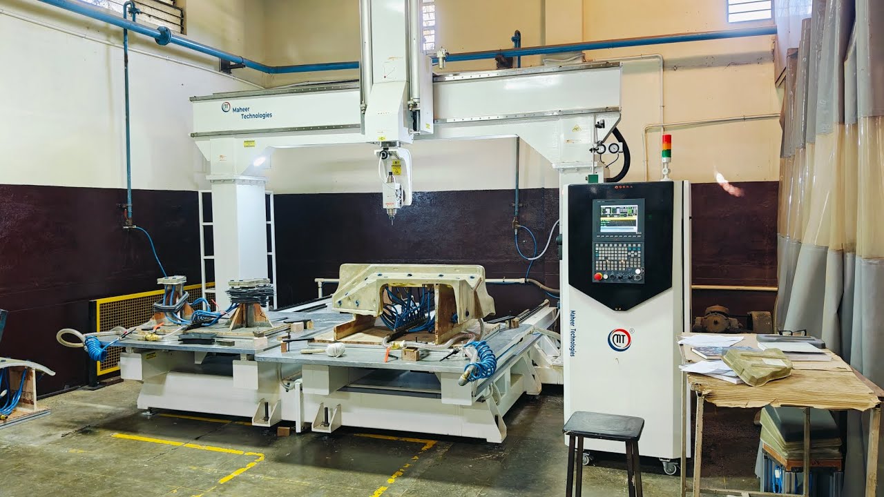 Cnc 5 Axis Router Machine  #5axis #5axiscnc #cncmachine5axis #india #manufacturers #industrial #cnc