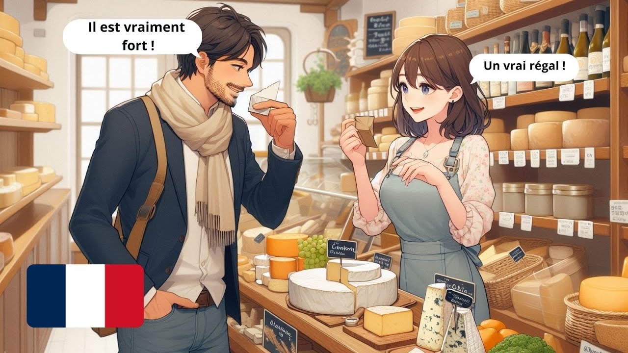 20 Minutes of Real French Dialogues | At the Farmers Market (A1-A2)