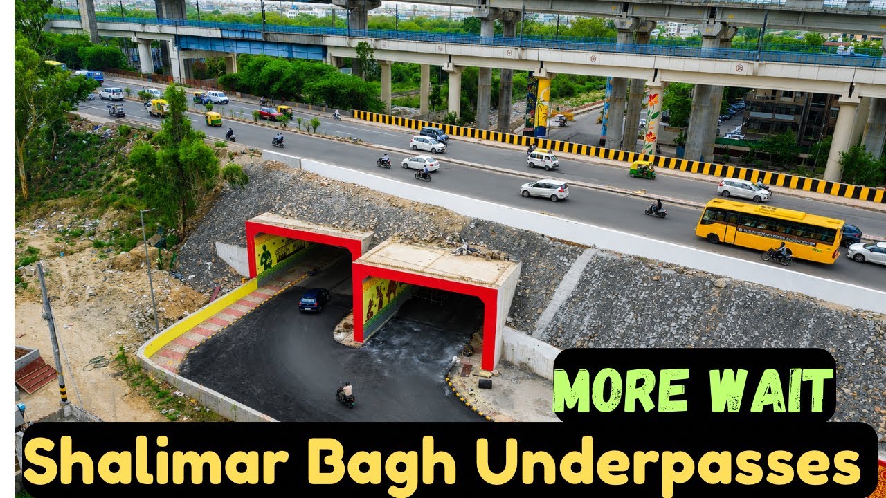 New Way to Shalimar Bagh | Underpasses are Ready