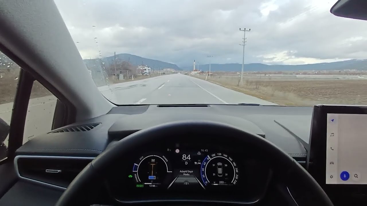 E-CVT Şanzıman Ve Dip Gaz Tepkisi - Dip Gaz İle Kalkış - 2025 Toyota Corolla 1.8 Hibrit 