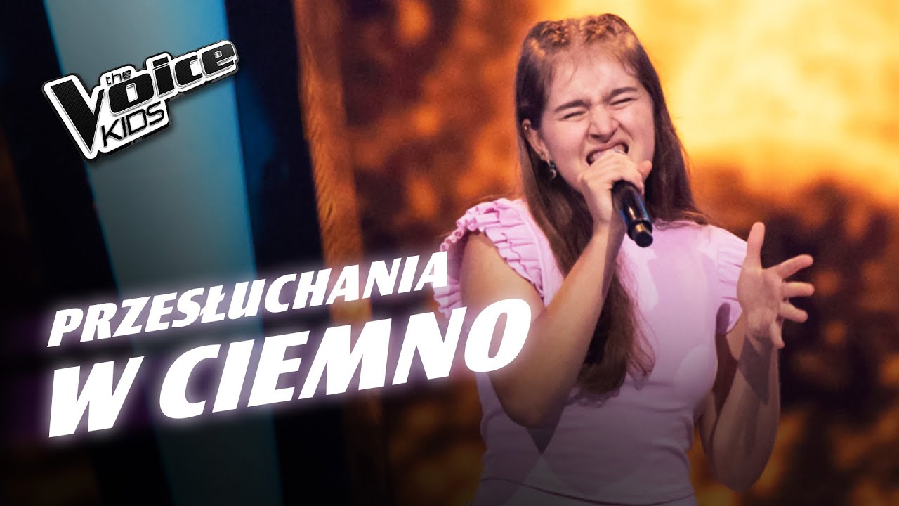Marika Zdolska - &bdquo;Adore You&rdquo; - Przesłuchania w ciemno | The Voice Kids Poland 8