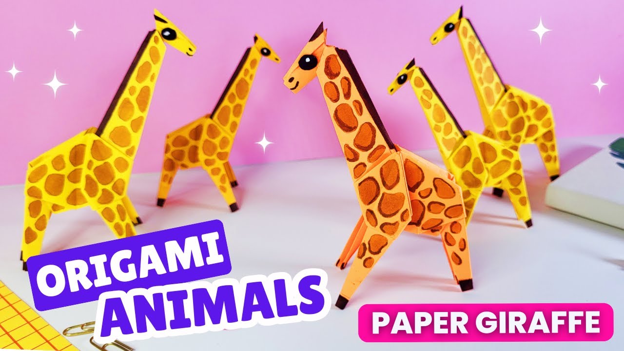 ORIGAMI PAPER GIRAFFE | HOW TO MAKE AN ORIGAMI GIRAFFE STEP BY STEP
