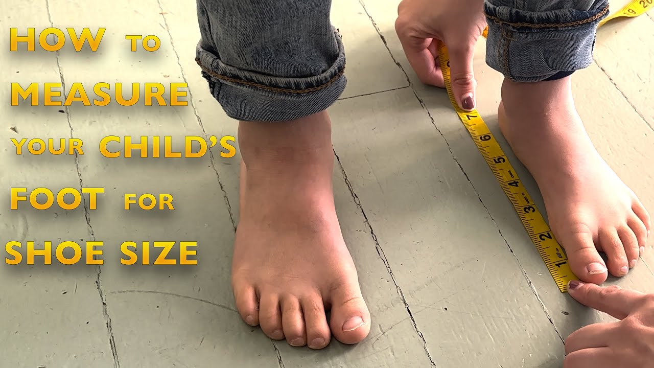 How to Measure Your Child's Foot for Shoe Size and Shape: Narrow, Medium, Wide, Extra Wide