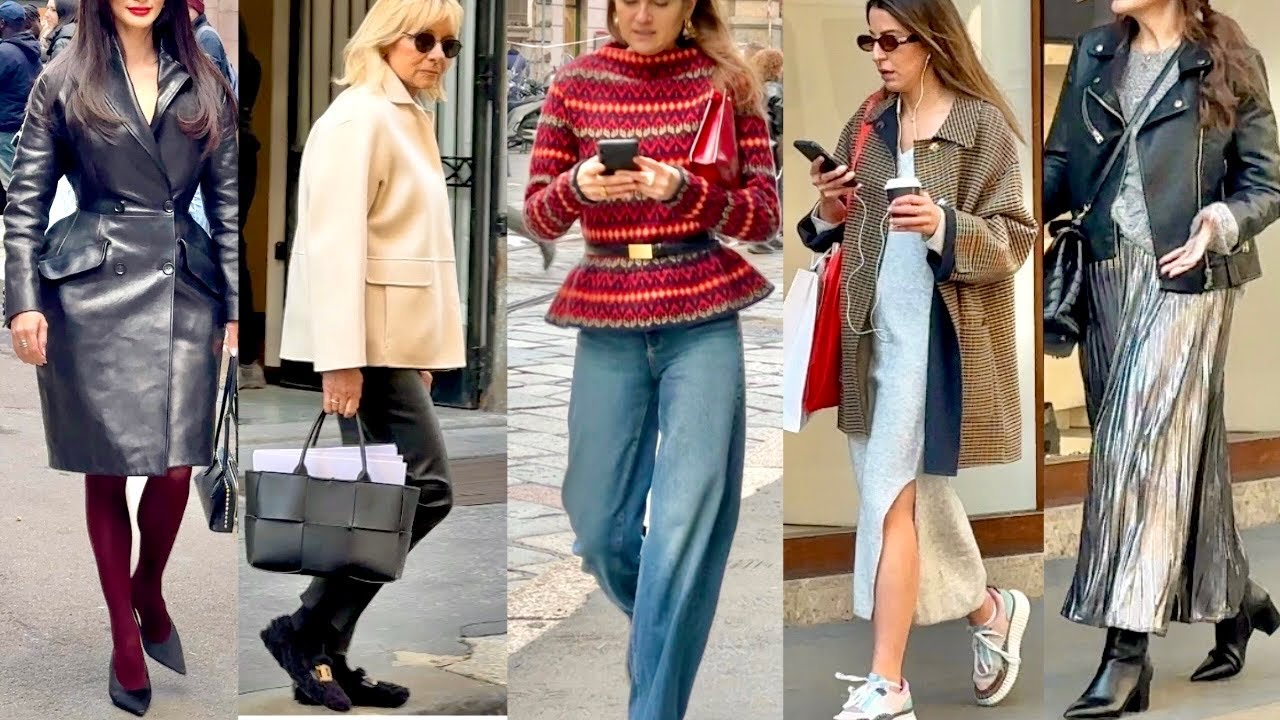SPRING 2025 OUTFITS IDEAS 🇮🇹MILAN STREET STYLE & WINDOW SHOPPING IN MILAN #vanityfair