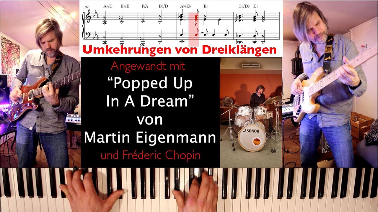 Die Anwendung von Umkehrungen der Drei-  und Vierklänge | Tutorial-Video von Martin Eigenmann
