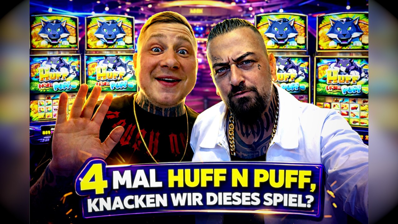 HUFF'n PUFF EXTREM: 4 Automaten GLEICHZEITIG!🤯 @Domedy47 & @VersaceOz wieder auf HOCHTOUREN!😁