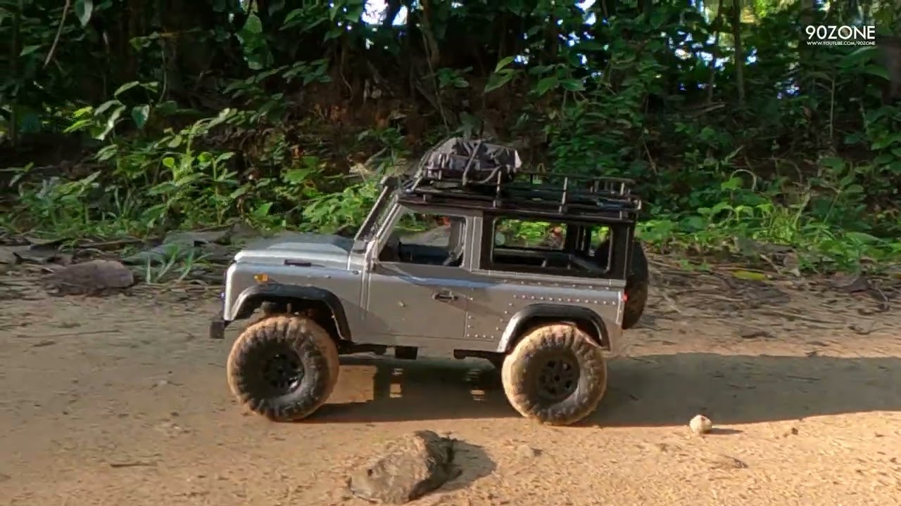 RC Car Defender Morning Ride In Jungle