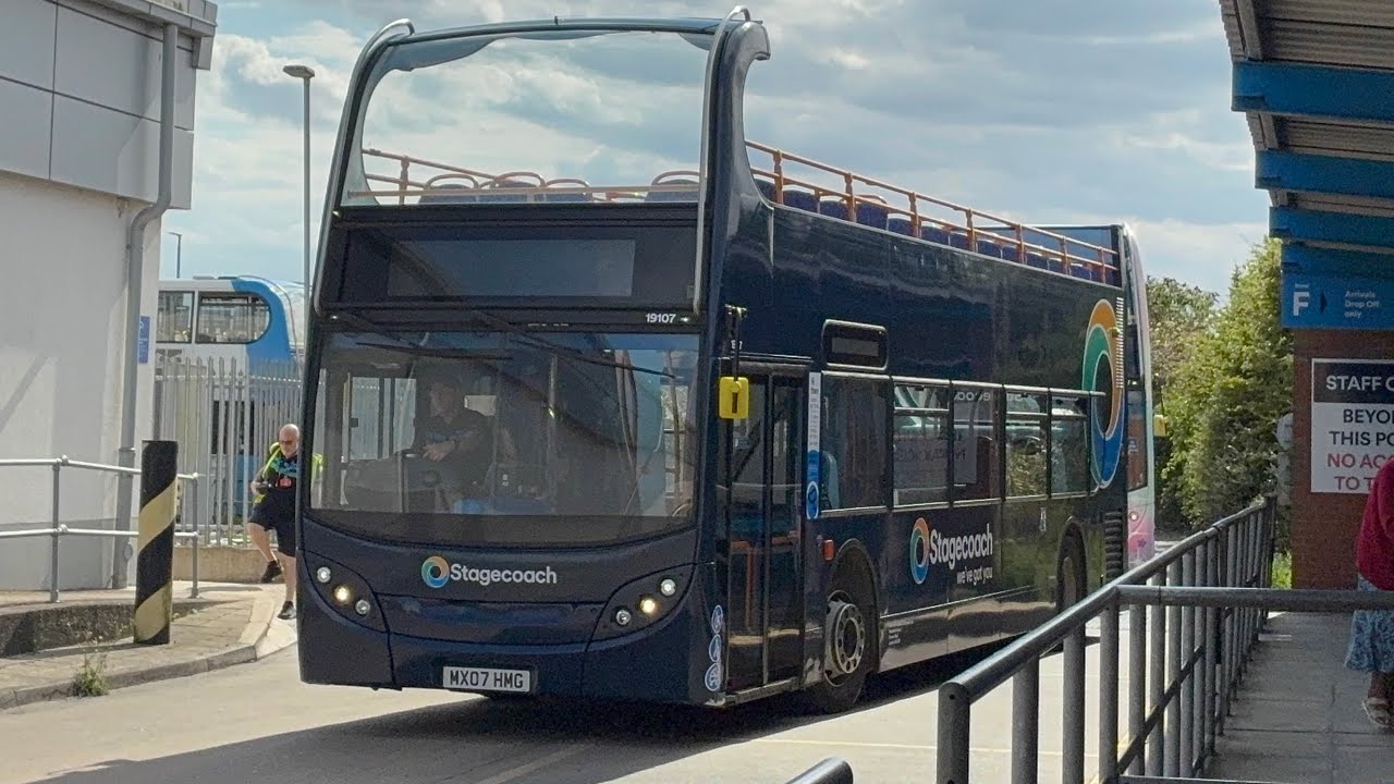 Stagecoach East Midlands 19107 (MX07 HMG) Route 1
